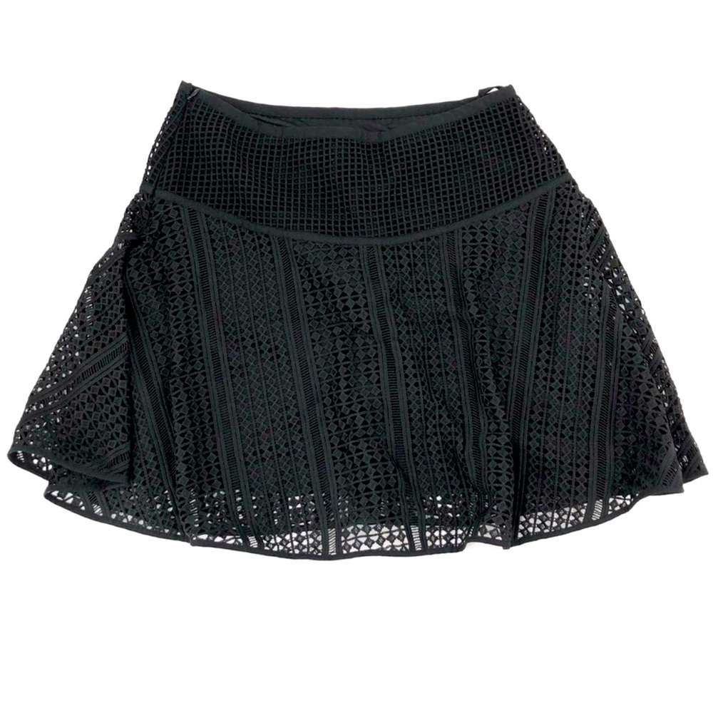 Armani Exchange Crochet Lace Skater skirt - black - Picture 1 of 9